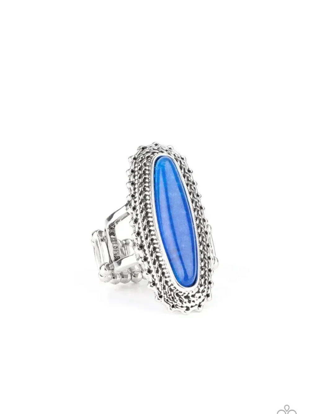 Paparazzi Jewelry Accessories - Mystical Mecca - Blue Ring - Vintage